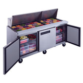MSR-72 Refrigerated Sandwich Prep Table, 73"*32"*44", 3-Year labor 5-Year Parts 10-Year compressor